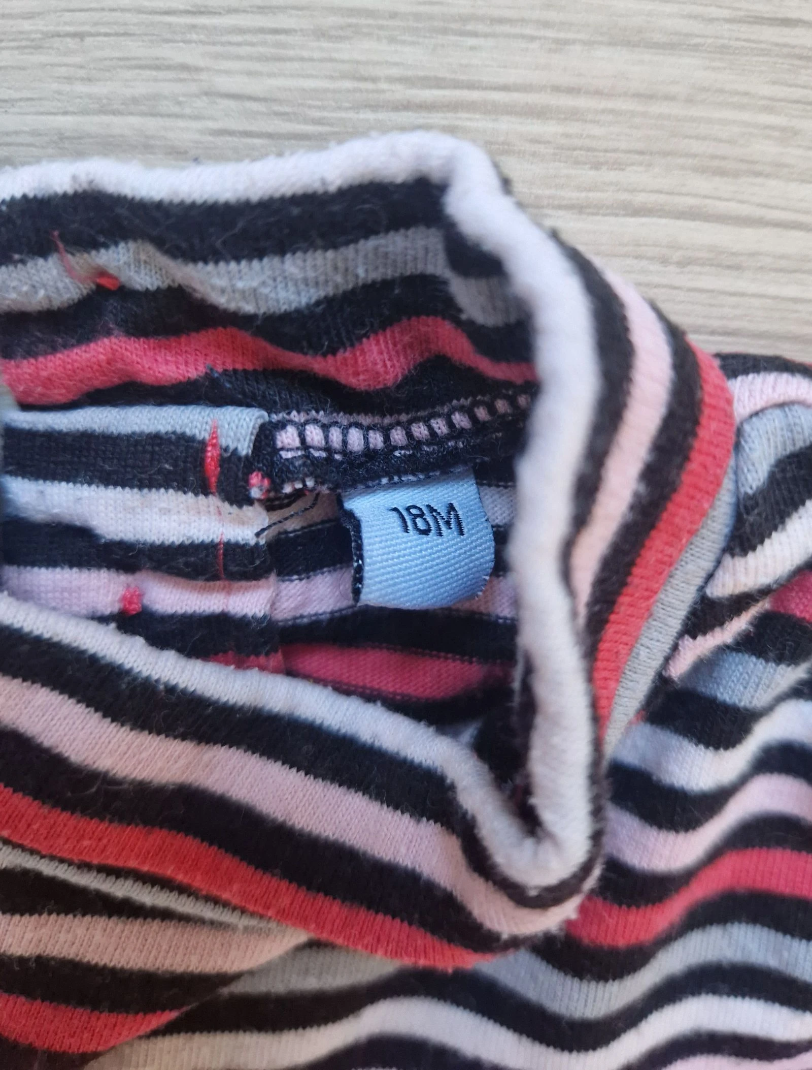 🌈 Jurk met lange mouwen – babymeisje – 18 maanden – goede staat – photo 3